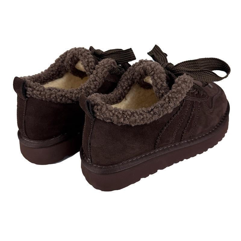 Кеды женские меховые толстая шнуровка 50266-41 p. 41 26 см Коричневый - фото 4 Кеды женские меховые толстая шнуровка 50266-41 p. 41 26 см Коричневый - фото 4