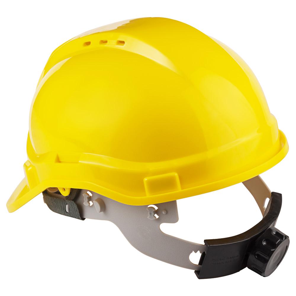 Каска строительная Sigma 8 точек крепления Желтый (9414521) - фото 4 Каска строительная Sigma 8 точек крепления Желтый (9414521) - фото 4