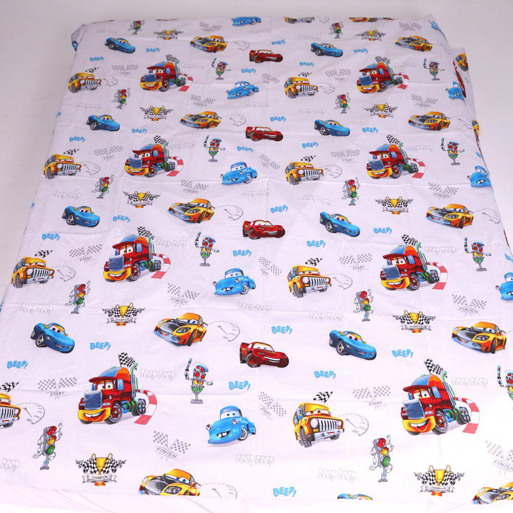Простынь PaniPava Beep Beep Mcqueen безь 200х220 см (19120329)