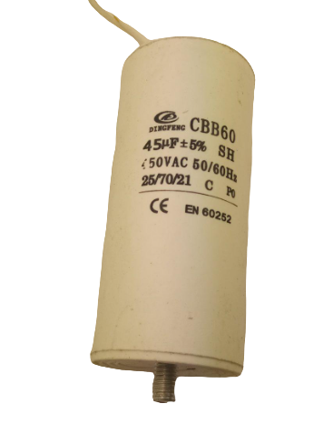 Конденсатор пусковой CBB-60 L 45 mkF 450V