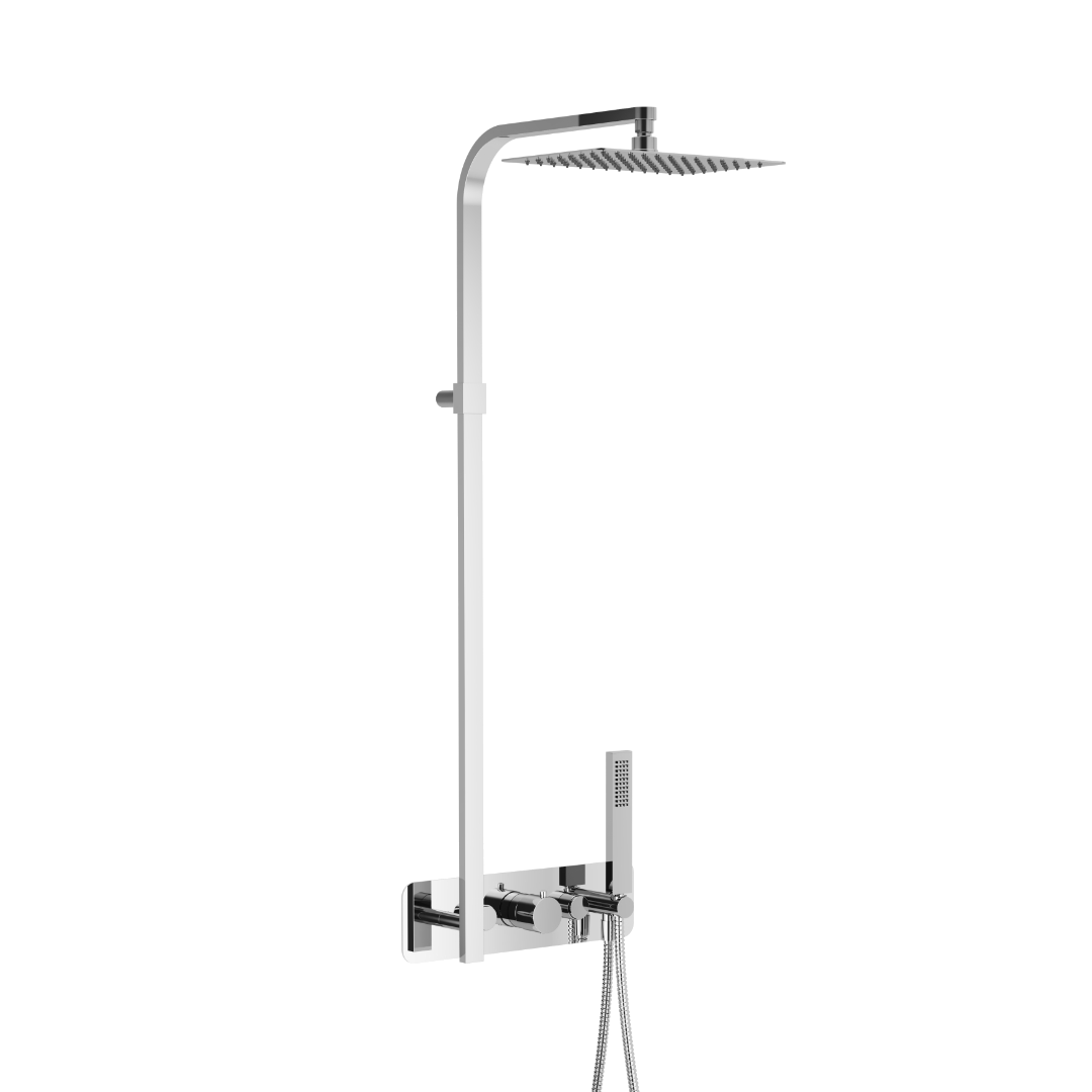 Комплект душовий прихованого монтажу Excellent Rain Krotos термостатичний