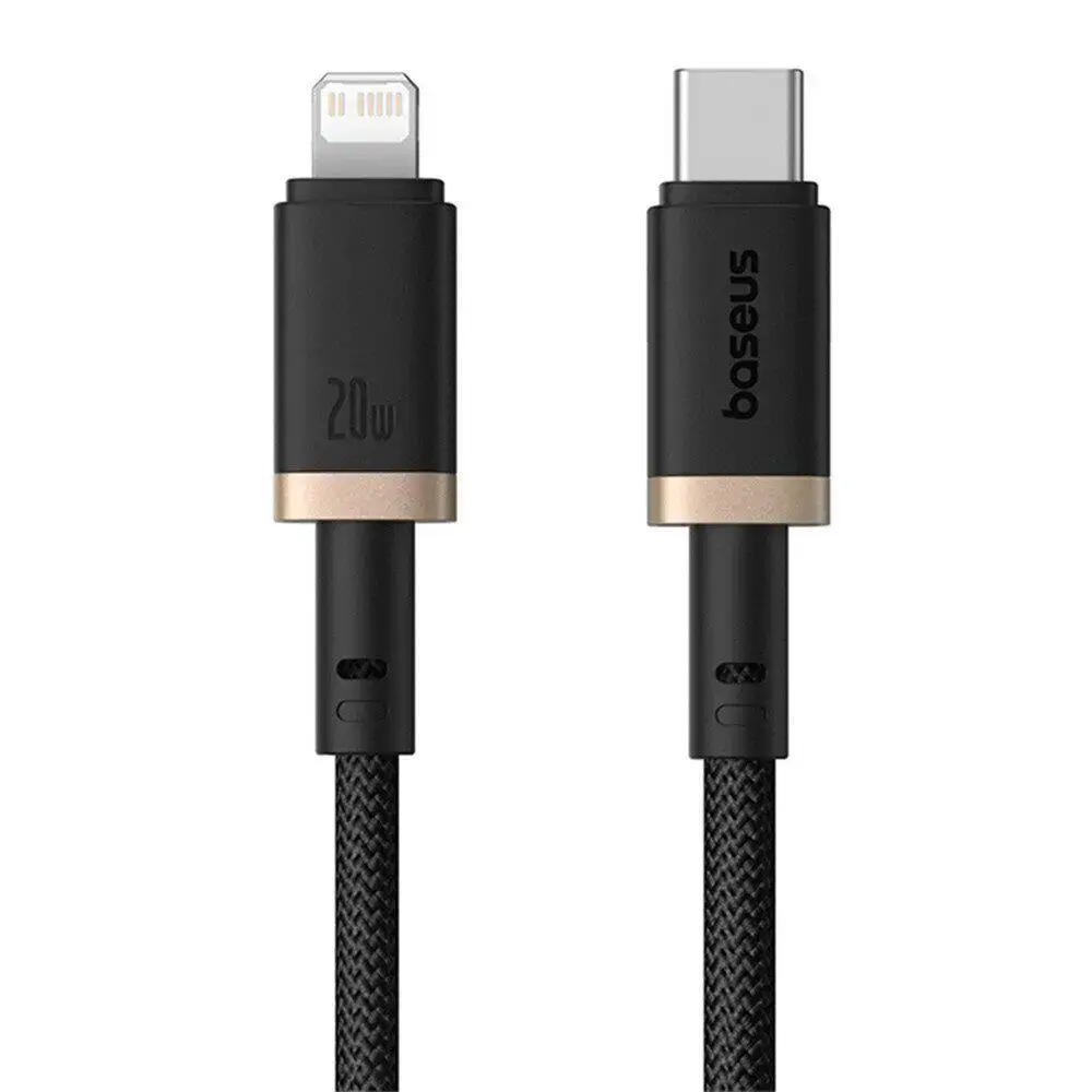 Кабель BASEUS Dura Series Cable Type-C to Lightning P10377800U01-00 20W 1 м Black/Gold
