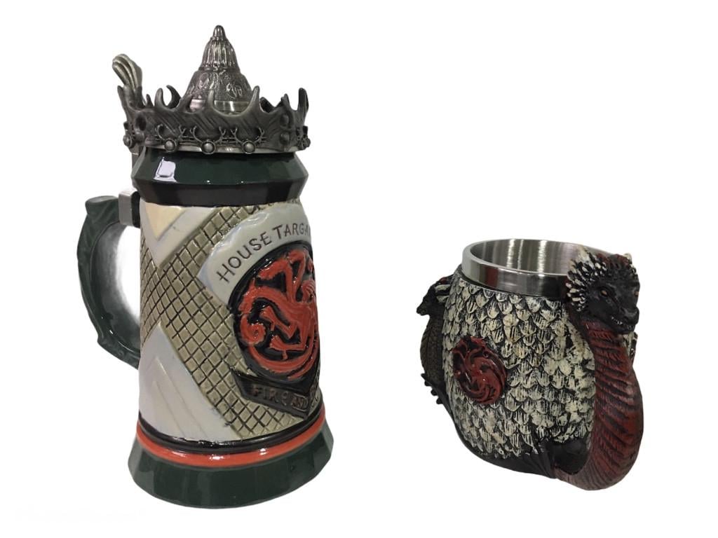 Подарунковий набір гуртка House Targaryen Fire And Blood Гра Престолів і Fire And Blood 650/400 мл