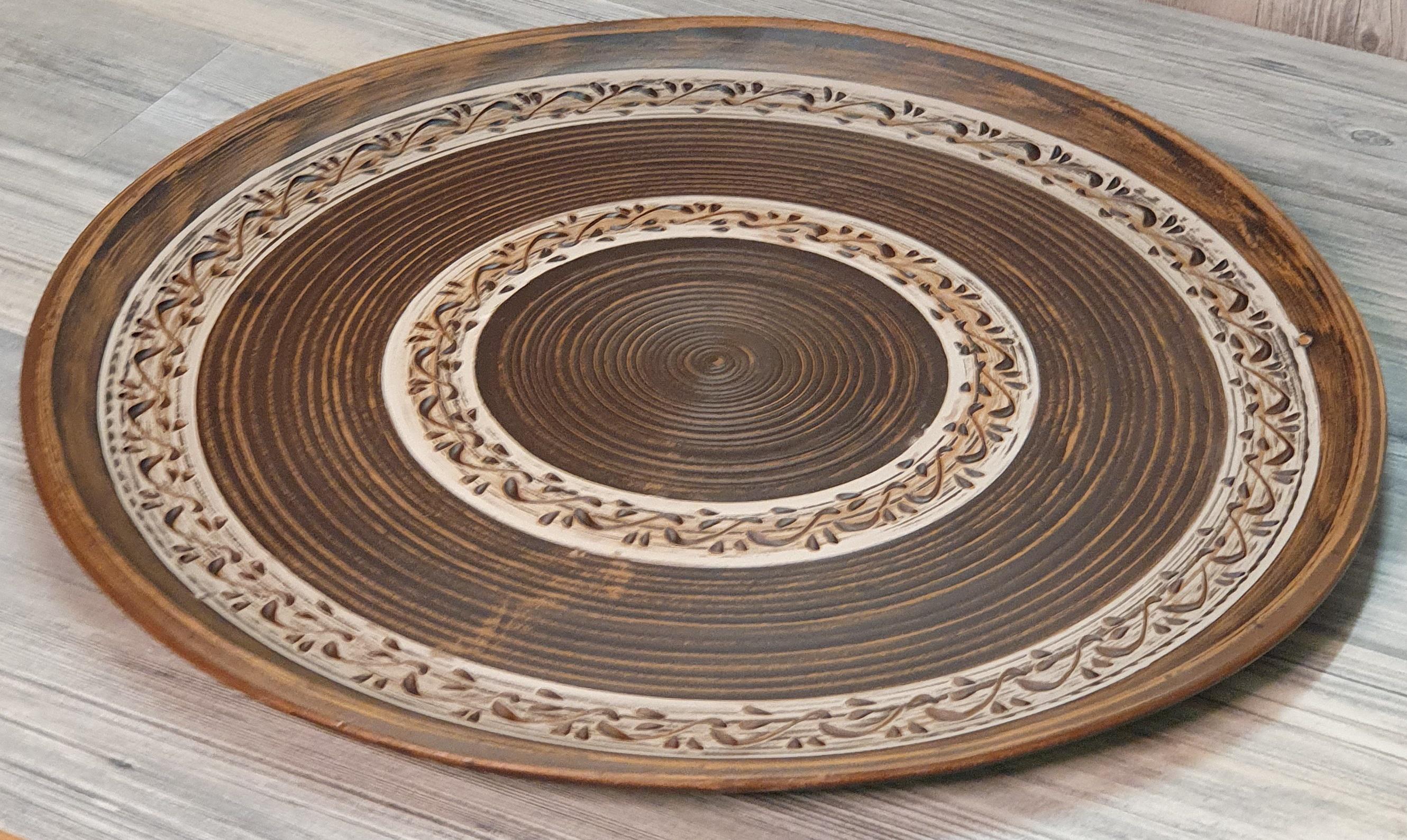 Блюдо сервировочное глиняное (5112) - фото 6