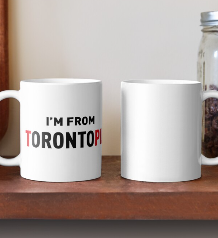 Чашка керамическая с принтом "I`m from Torontopil" 330 мл Белый (УКР378Ч) - фото 2 Чашка керамическая с принтом "I`m from Torontopil" 330 мл Белый (УКР378Ч) - фото 2