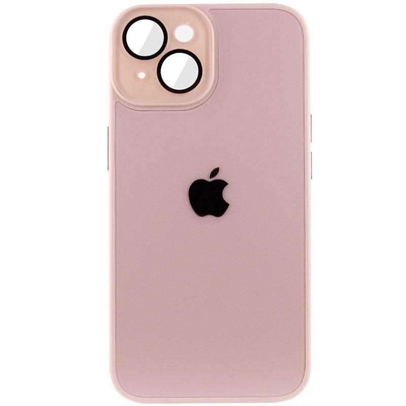 Противоударный Чехол TPU+Glass Sapphire Midnight для Apple iPhone 13 (6.1") Розовый / Pink Sand