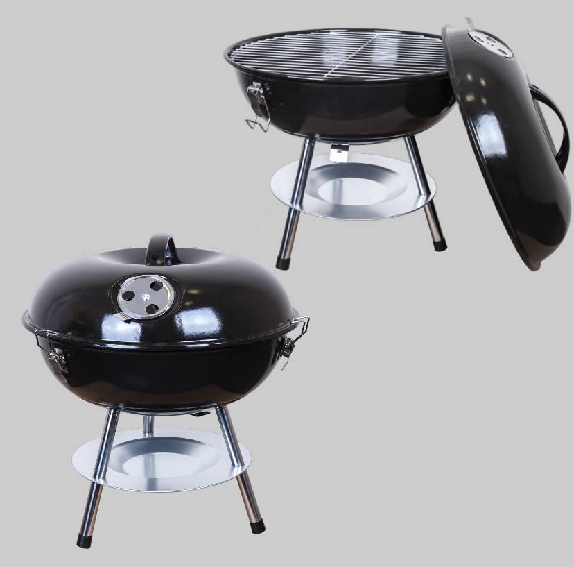 ᐉ Гриль-барбекю маленький вугільний Fish Grill Black (LV20021701B ...