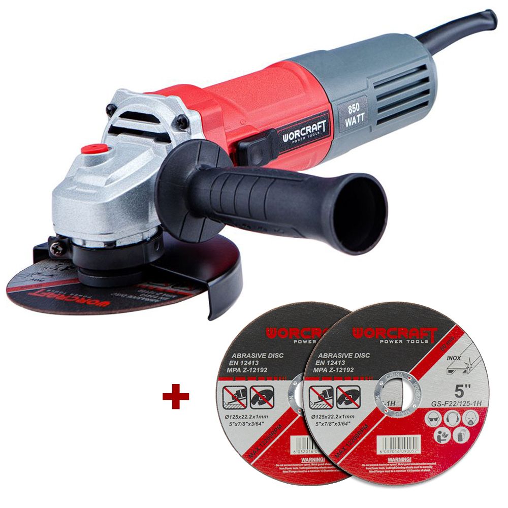 Болгарка (шлифмашина угловая) Worcraft AG08-125P Болгарка (шлифмашина угловая) Worcraft AG08-125P