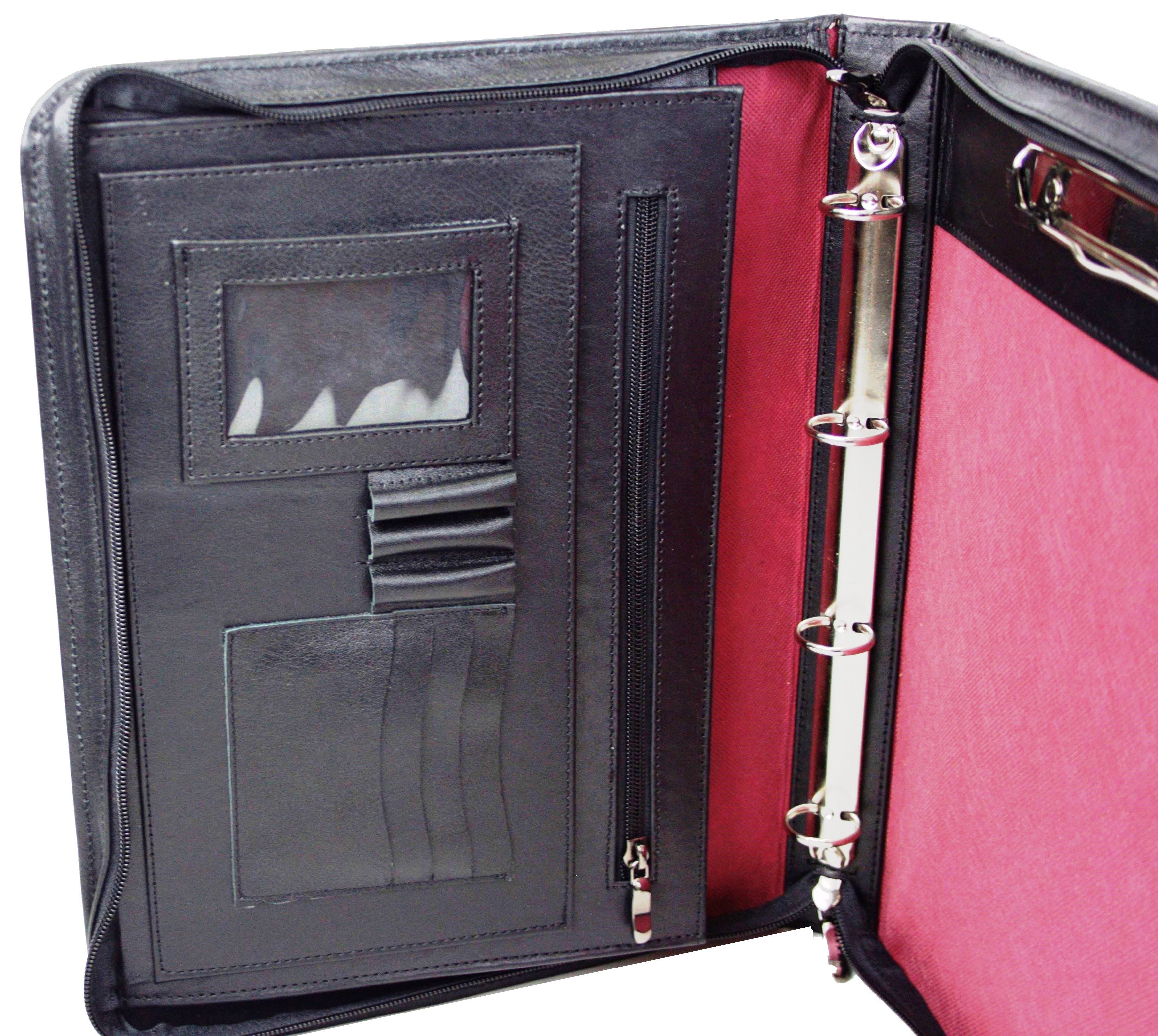 Папка деловая Portfolio для документов из кожи Черный (Port1003 black) - фото 5 Папка деловая Portfolio для документов из кожи Черный (Port1003 black) - фото 5