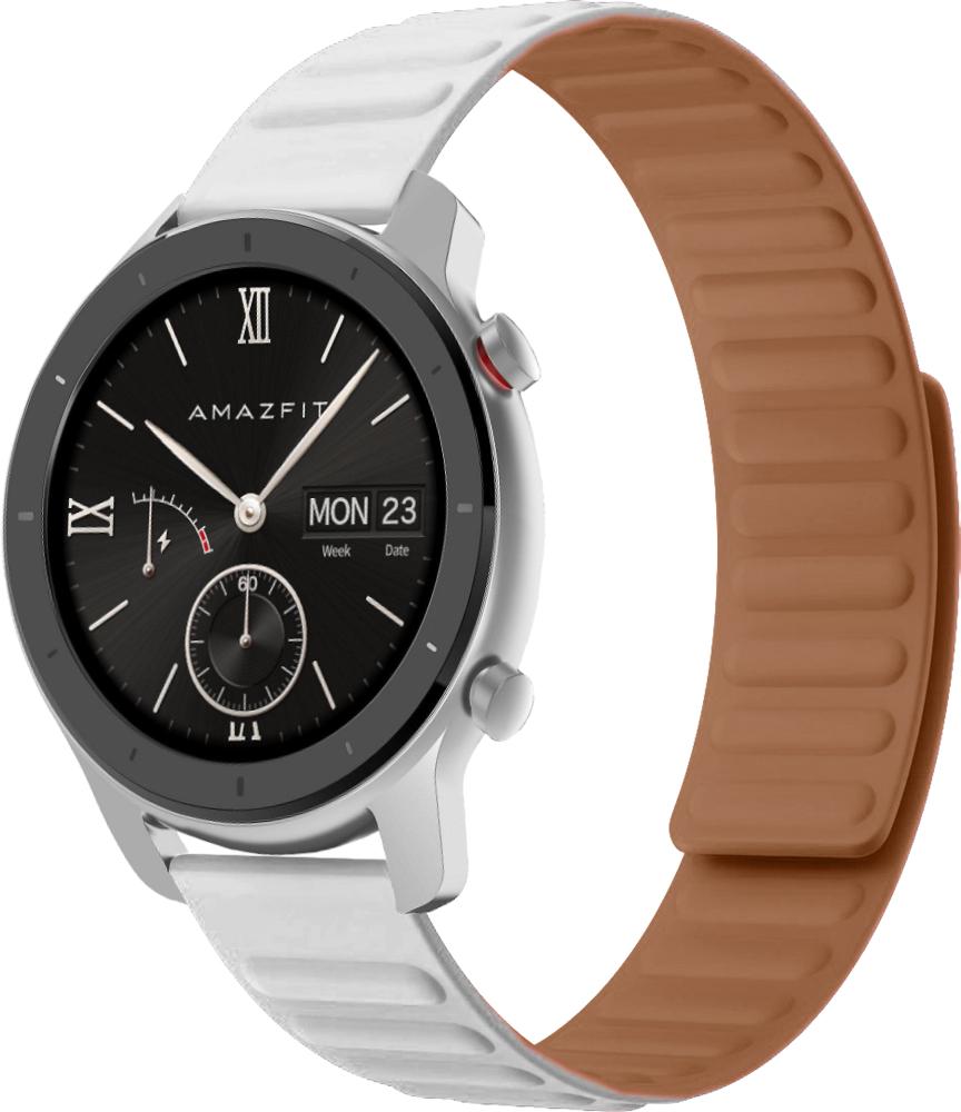 Ремінець Magneter для Amazfit GTR 42 мм White (26624-29)