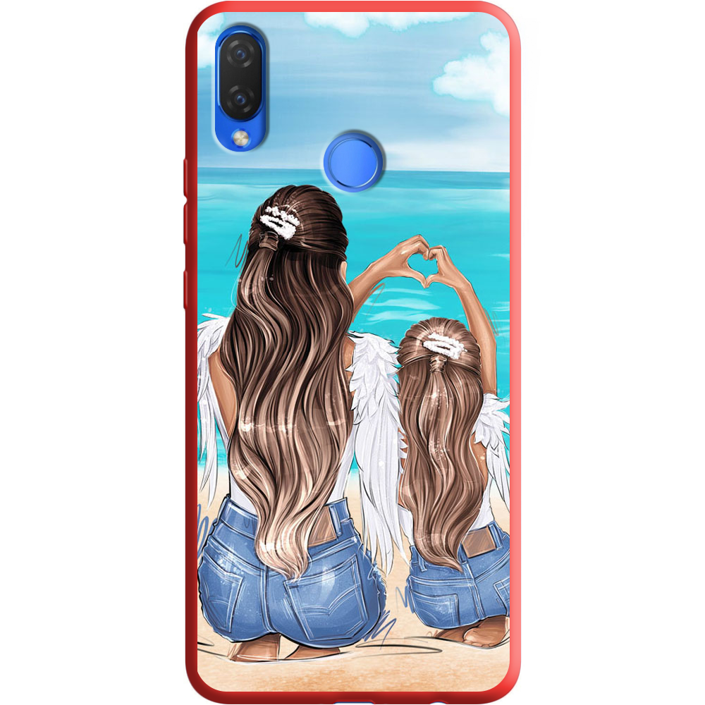 Чехол Boxface Huawei P Smart Plus Family Vacation Красный силикон (34912-up2380-36133)