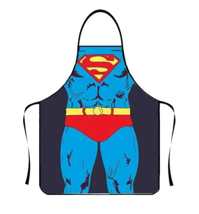 Фартук с приколом Супермен 75х60 см разноцветный (49984) Фартук с приколом Супермен 75х60 см разноцветный (49984)