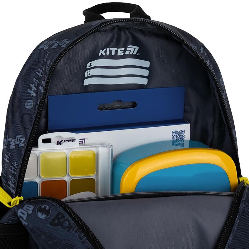 Рюкзак детский KITE Kids DC Batman (DC25-2727XS) - фото 11 Рюкзак детский KITE Kids DC Batman (DC25-2727XS) - фото 11