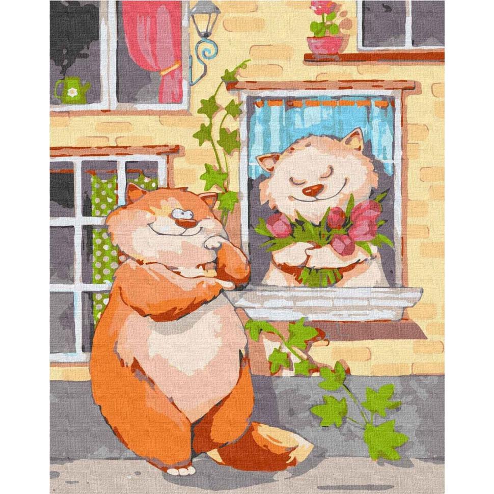 Картина по номерам Идейка "Тюльпаны для любимой" 40х50 см (KHO2365)