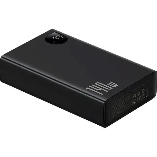 Батарея портативна BASEUS Adaman Digital Display Fast Charge 24000 mAh 140W P10021508113-00 Black - фото 4