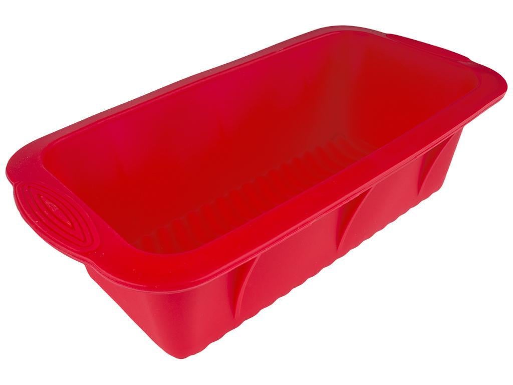 Форма для выпечки силиконовая Stenson 25,4x12,8x6,8 см Красный (MMS-MH-3031) - фото 1 Форма для выпечки силиконовая Stenson 25,4x12,8x6,8 см Красный (MMS-MH-3031) - фото 1
