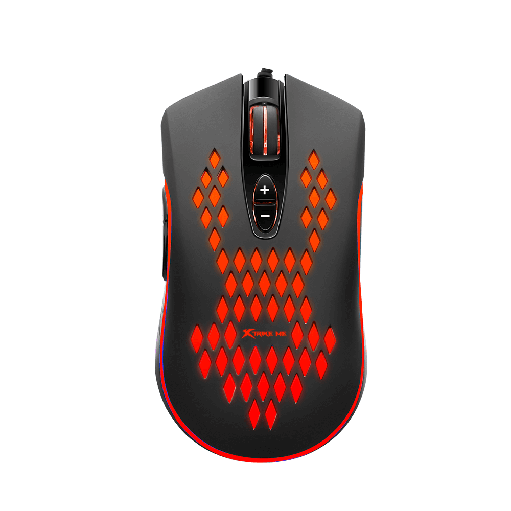 Игровая компьютерная мышь XTRIKE ME Gaming Backlight GM-222 проводная с подсветкой (1759977660) - фото 3
