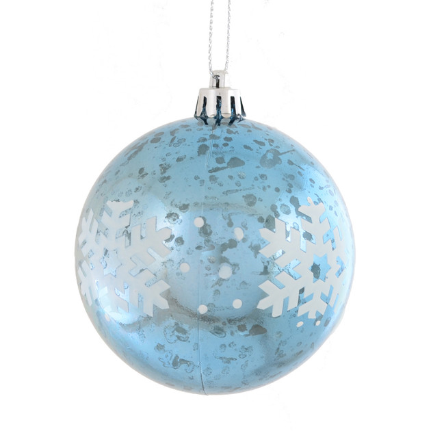 Новогодняя игрушка на елку Метель 8 см Серебряный (TY-5-R-387)