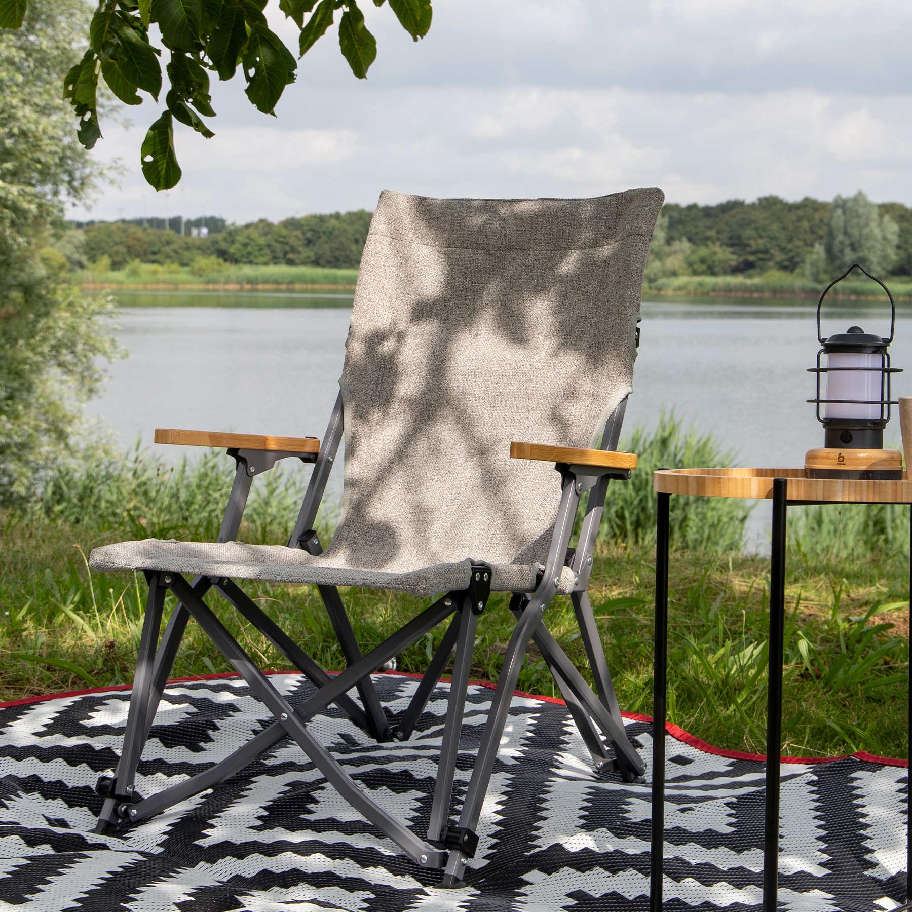 Туристичне крісло розкладне Bo-Camp Chelsea Grey (1204810) - фото 10