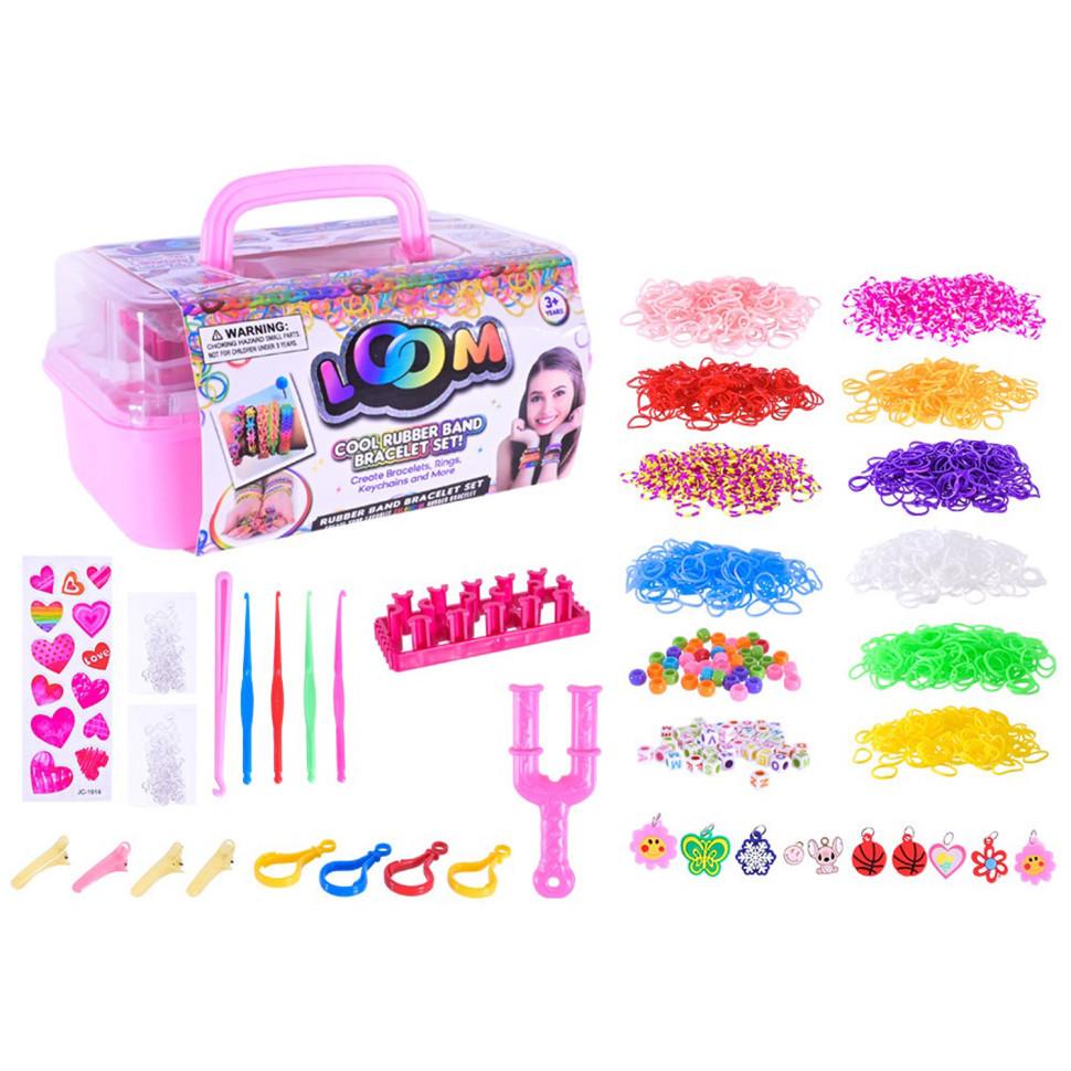 Набор бисера Bambi 16204 для изготовления креативных аксессуаров Pink (2721626728)