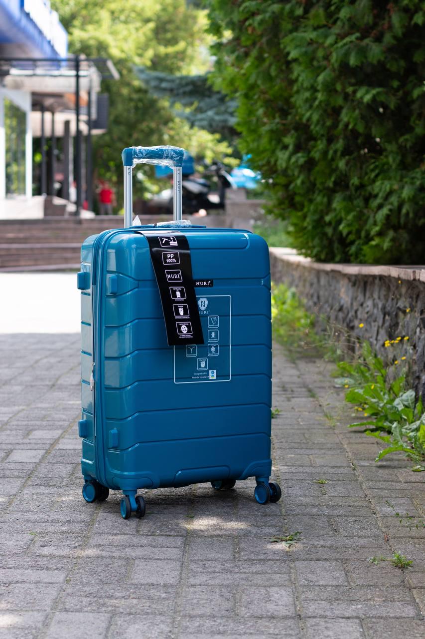 Чемодан пластиковый Nuri 1908 S Синий (11823694) - фото 7 Чемодан пластиковый Nuri 1908 S Синий (11823694) - фото 7