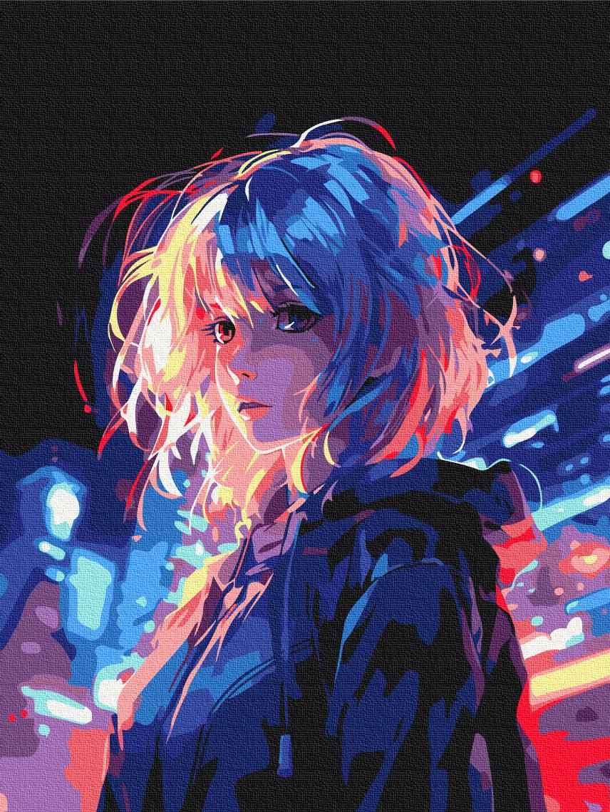 Картина по номерам Brushme Киберпанк 30x40 см (RBS53816)