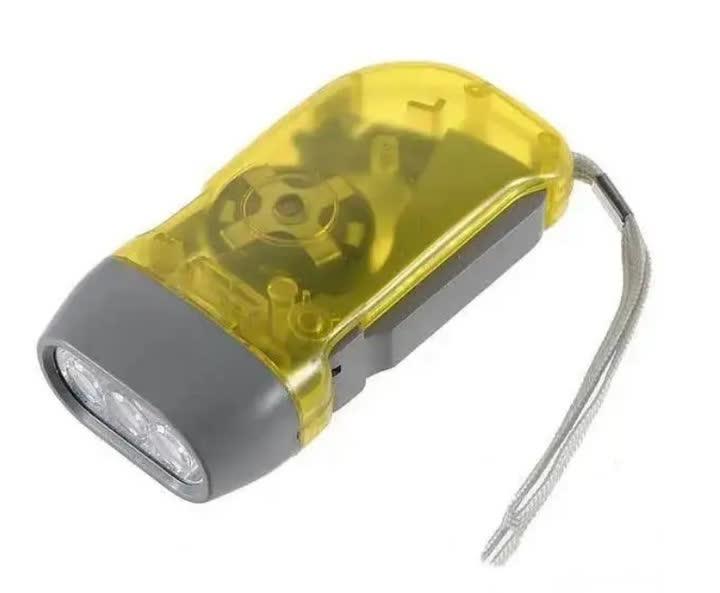 Ліхтар динамо Flashlight Hand-Pressing Watton WT-092 3LED Жовтий (29853482) - фото 2 Ліхтар динамо Flashlight Hand-Pressing Watton WT-092 3LED Жовтий (29853482) - фото 2
