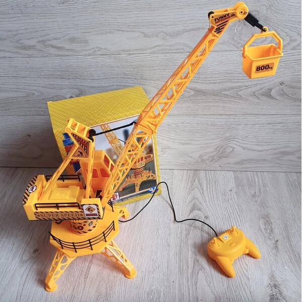 Подъемный башенный кран Jia Yue Toys на пульте управления 65 см Желтый (59980) - фото 8 Подъемный башенный кран Jia Yue Toys на пульте управления 65 см Желтый (59980) - фото 8