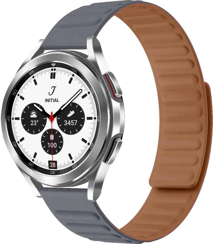 Ремешок Magneter для Galaxy Watch 4 Classic 42 мм Grey (26616-33)