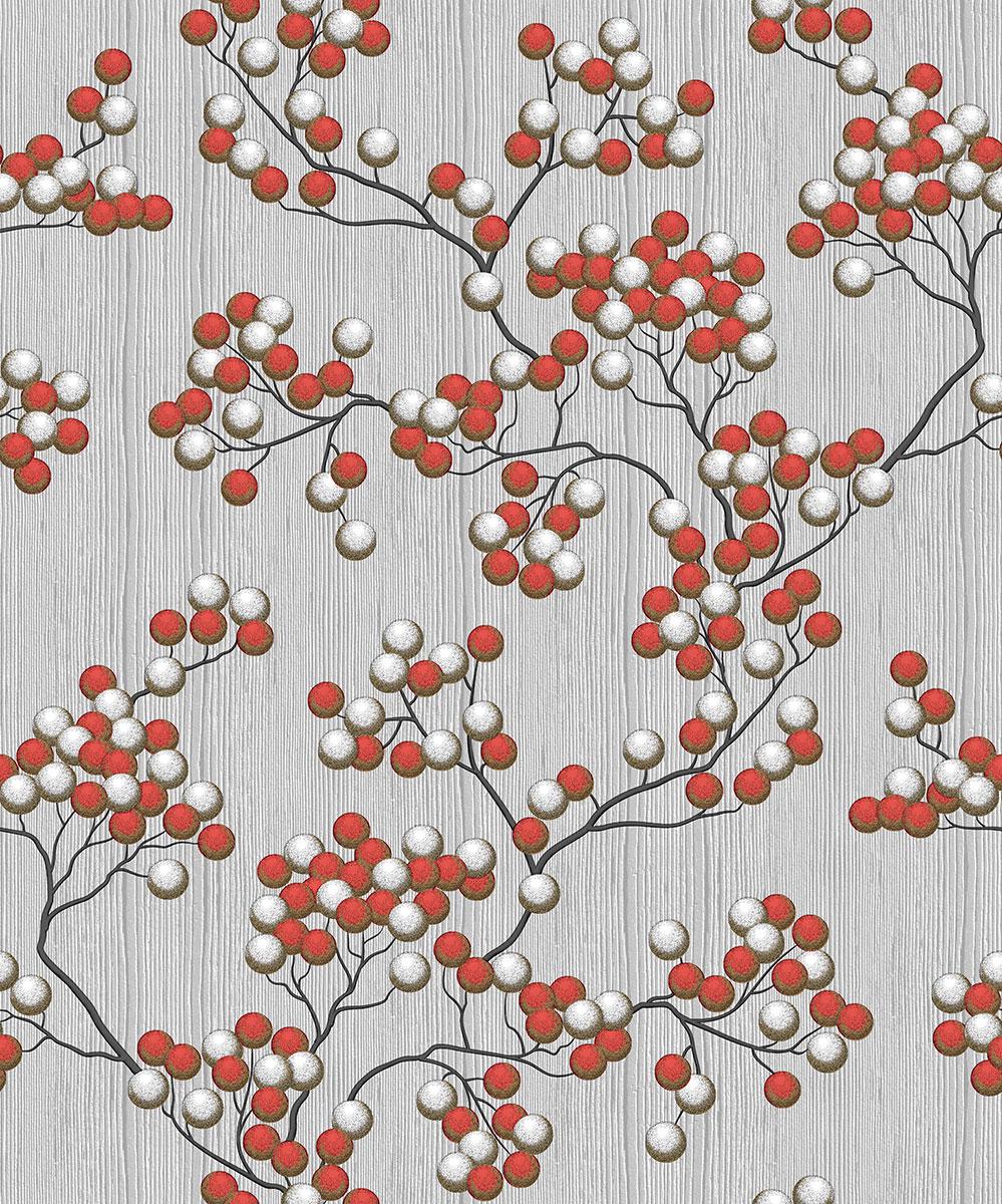 Обои бумажные Континент Рамус Красный (1415)