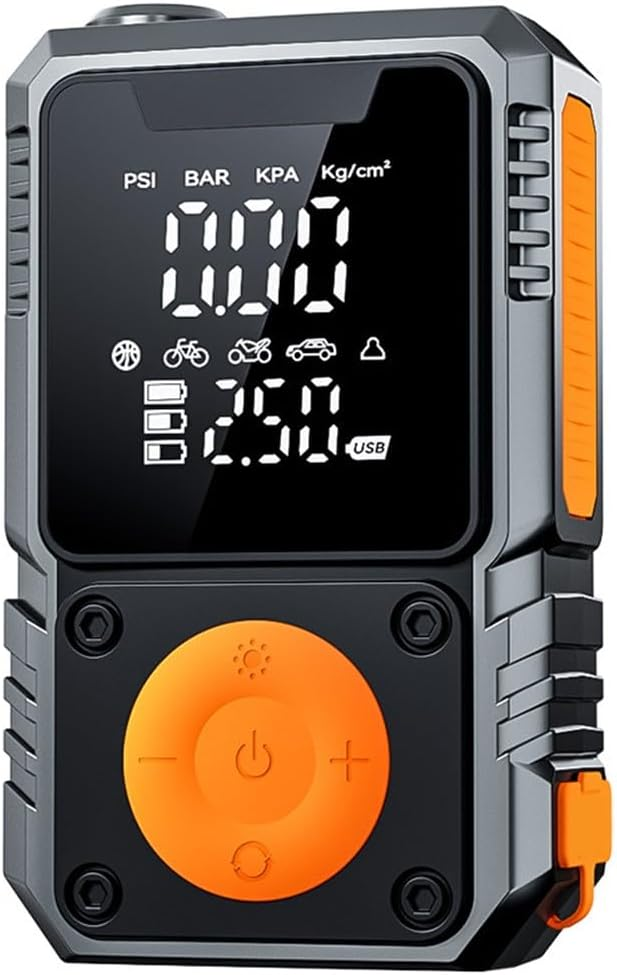 Компрессор автомобильный аккумуляторный с цифровым дисплеем 15000 mAh (32527920)