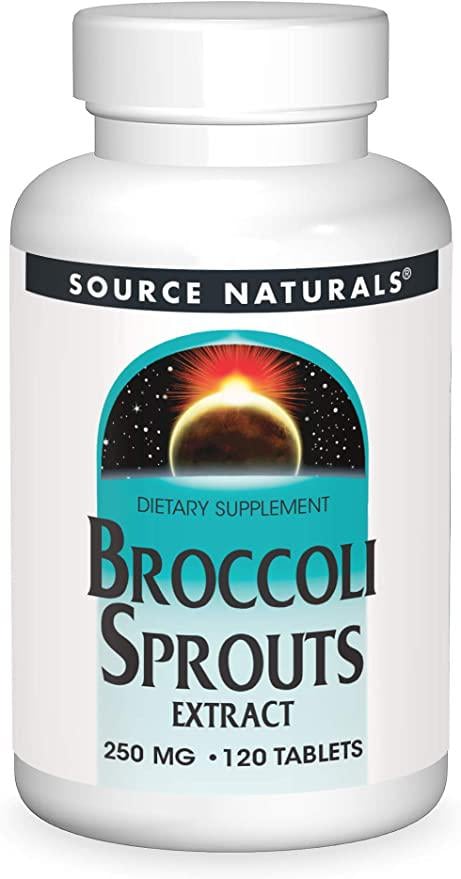 Экстракт брокколи Source Naturals Broccoli Sprouts 250 мг 120 таблеток (1250)