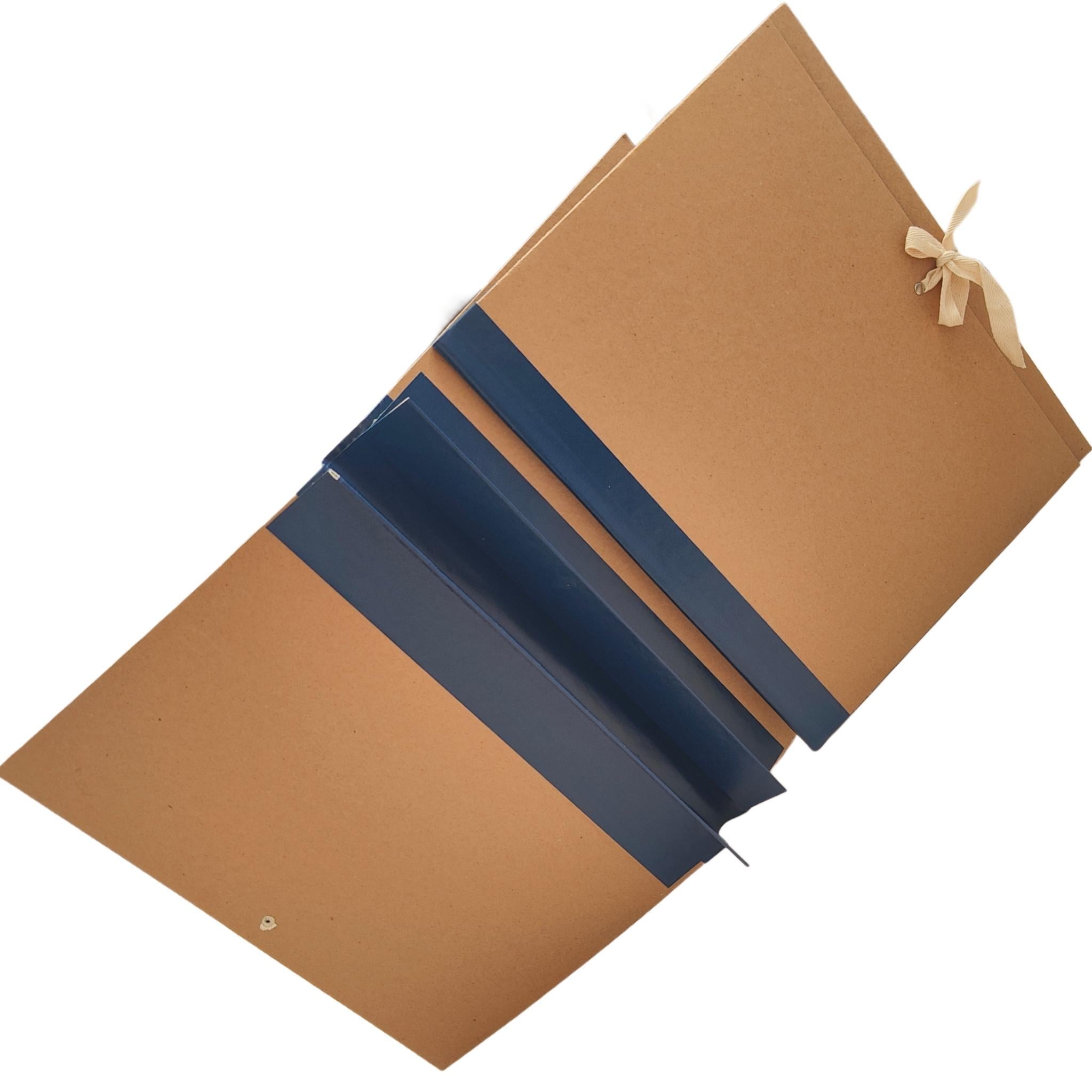 Папка-листовка архивная ЦОДНТІ 40 мм с П-образным клапаном для подшивания на завязках 320х230 мм (P-О-З-БУ-А4-ВК-40-5)