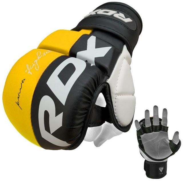 Рукавиці ММА RDX T6 Plus Rex XL Yellow (GGR-T6Y-XL+)