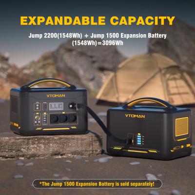 Зарядная станция VTOMAN Jump 2200 LiFePo4 1548 Вт/ч 2200W 4400W Peak - фото 2