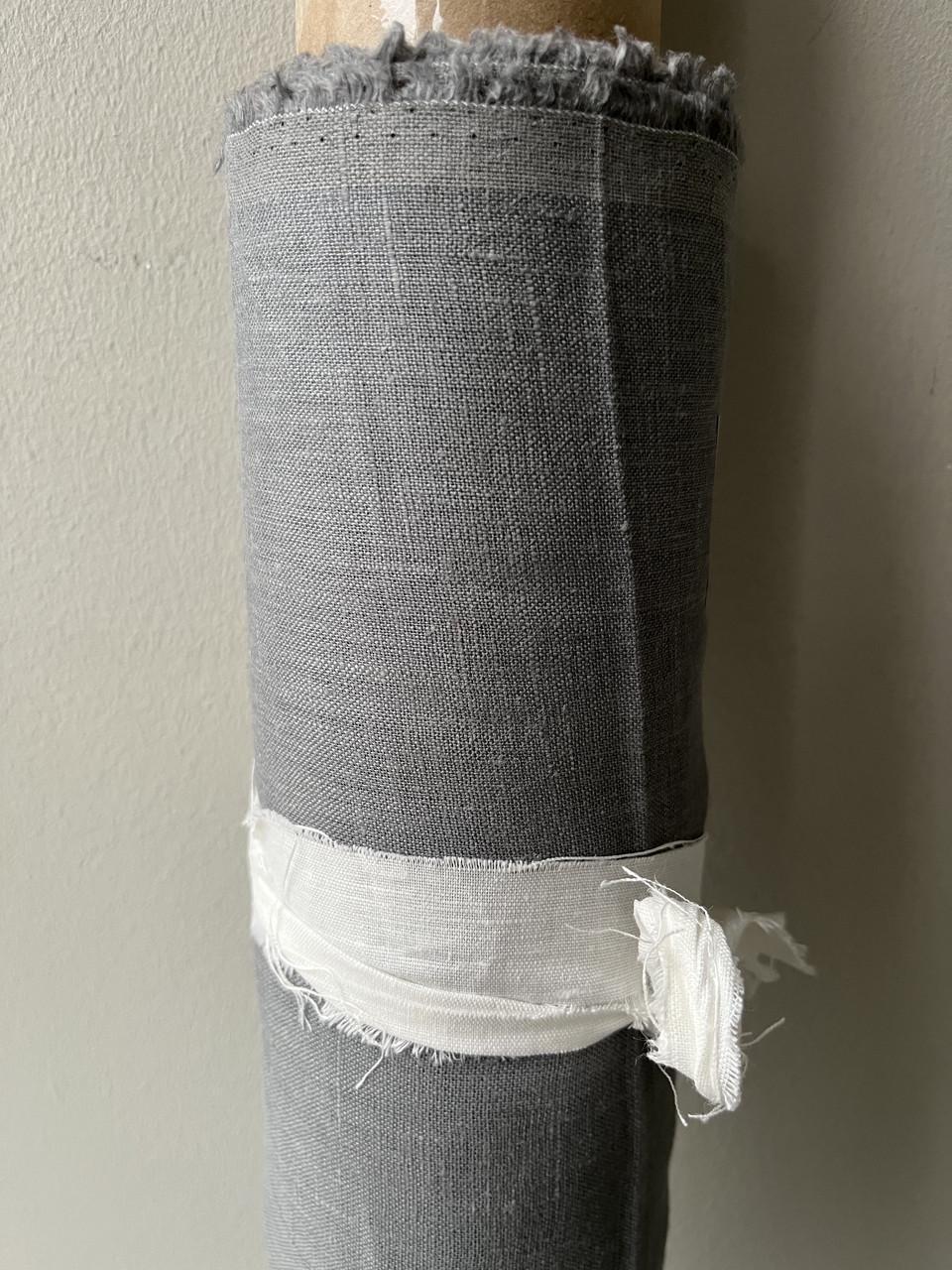 Ткань LINEN PLUS LINET-61 100% лен 150 см Серый - фото 4 Ткань LINEN PLUS LINET-61 100% лен 150 см Серый - фото 4
