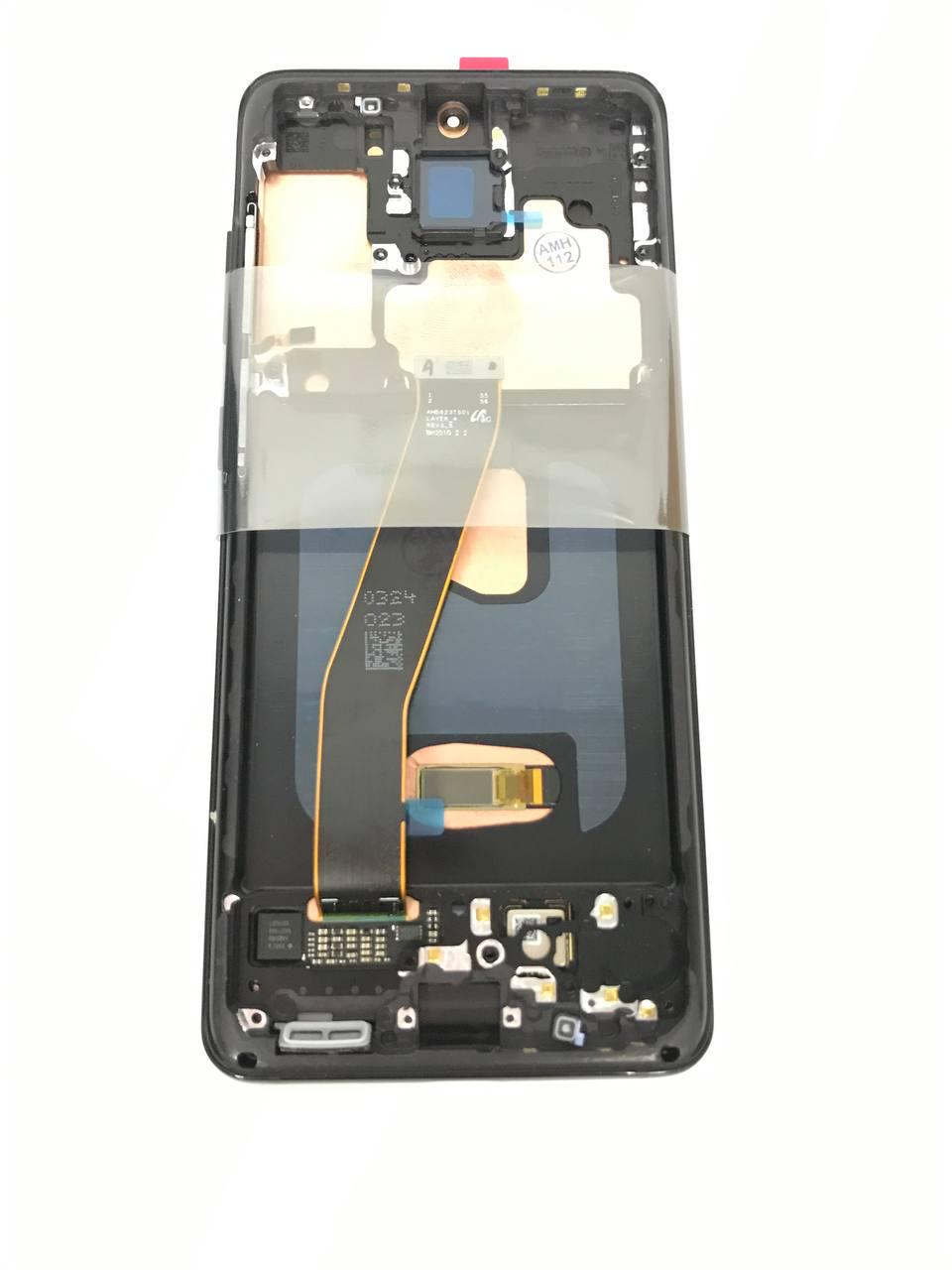 Дисплей LCD и сенсорный экран Samsung S20/G980 с рамкой Black (29768296)