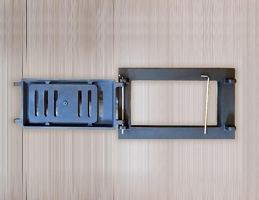 Дверца поддувальная KHLP Аскет 180х295 мм из чугуна - фото 2 Дверца поддувальная KHLP Аскет 180х295 мм из чугуна - фото 2