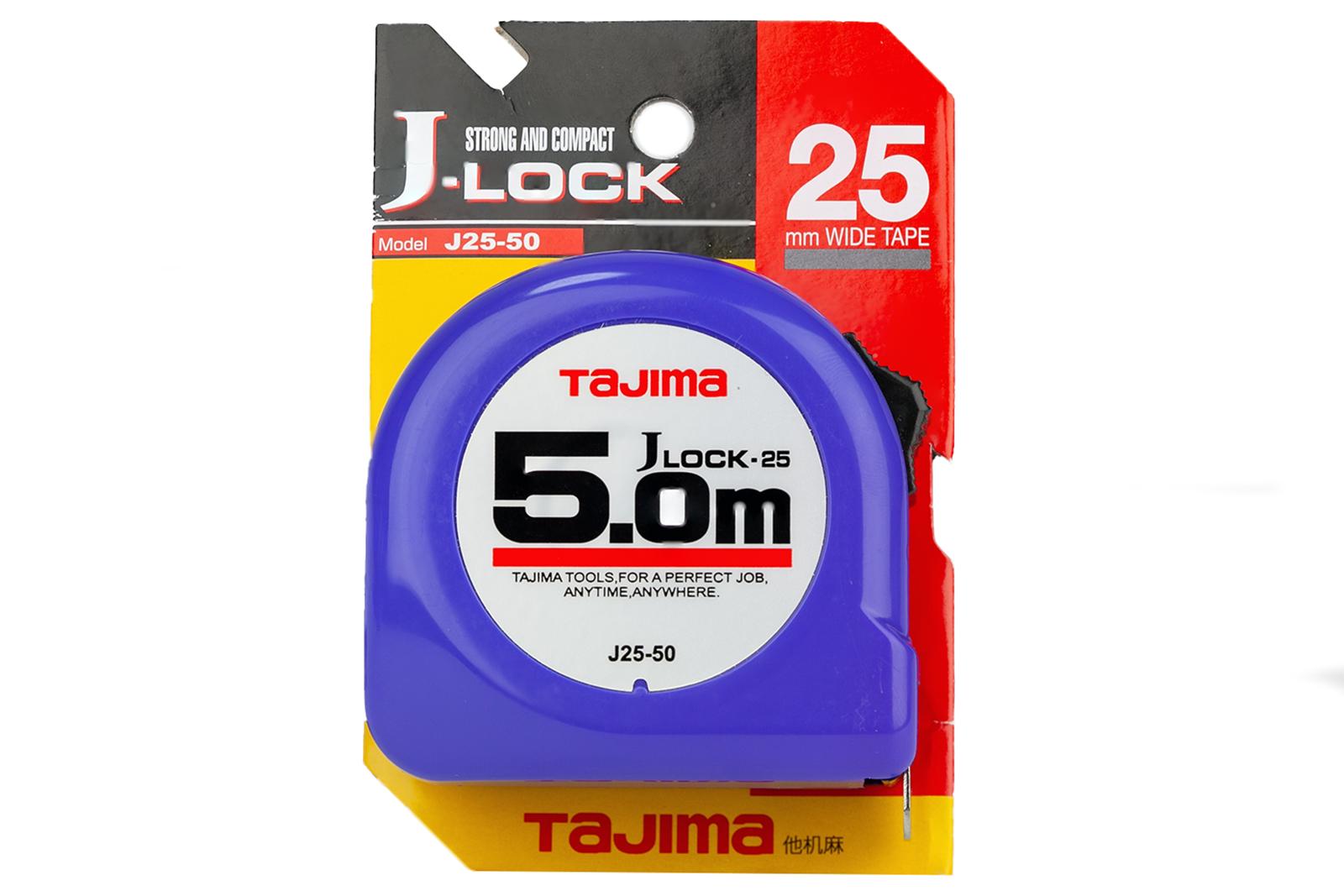 Рулетка будівельна Tajima J Lock J25-50 5 м (1001-0148) - фото 2