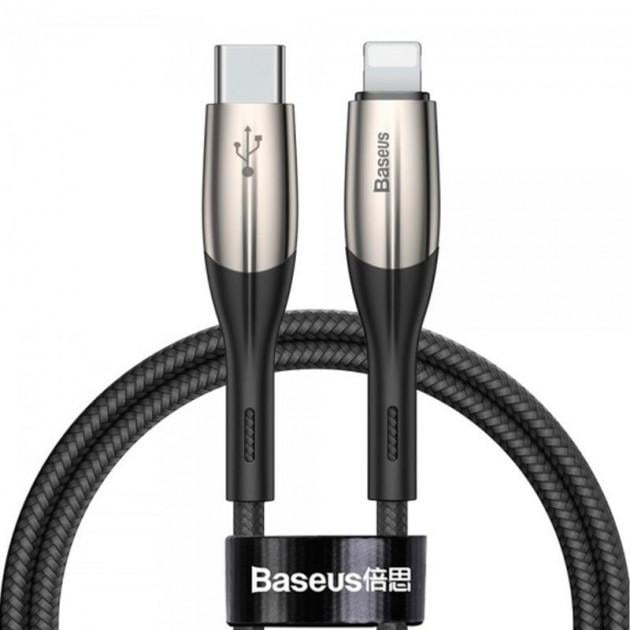 Кабель Baseus CATLSP-01 Horizontal Cable Type-C to Lightning 18W 1 м Black