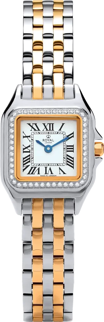 Наручные часы женские Royal London 21539-05 со стальным корпусом WR 50 м Белый (3145627284)