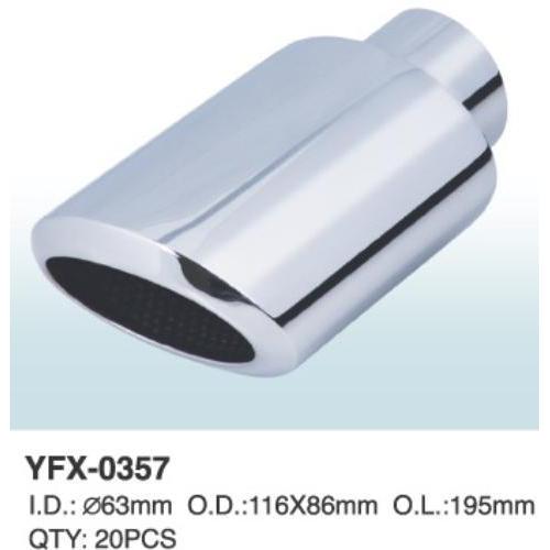 Насадка на глушитель НГ-0357 D 61 мм 195 мм 116x83 мм (НГ-0357)