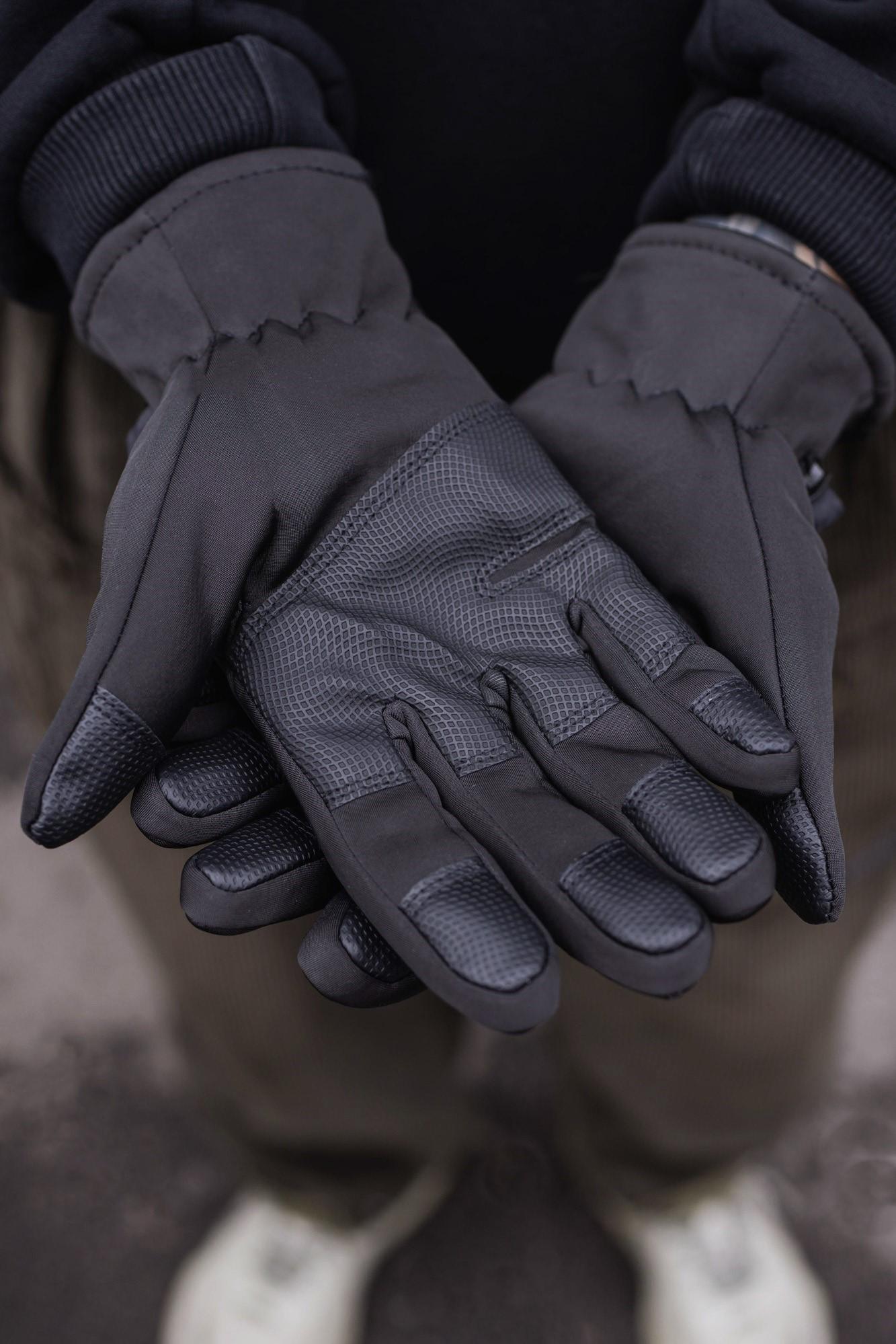 Перчатки сенсорні Without Gloves Softshell 16-12 man Black (8049140) - фото 6