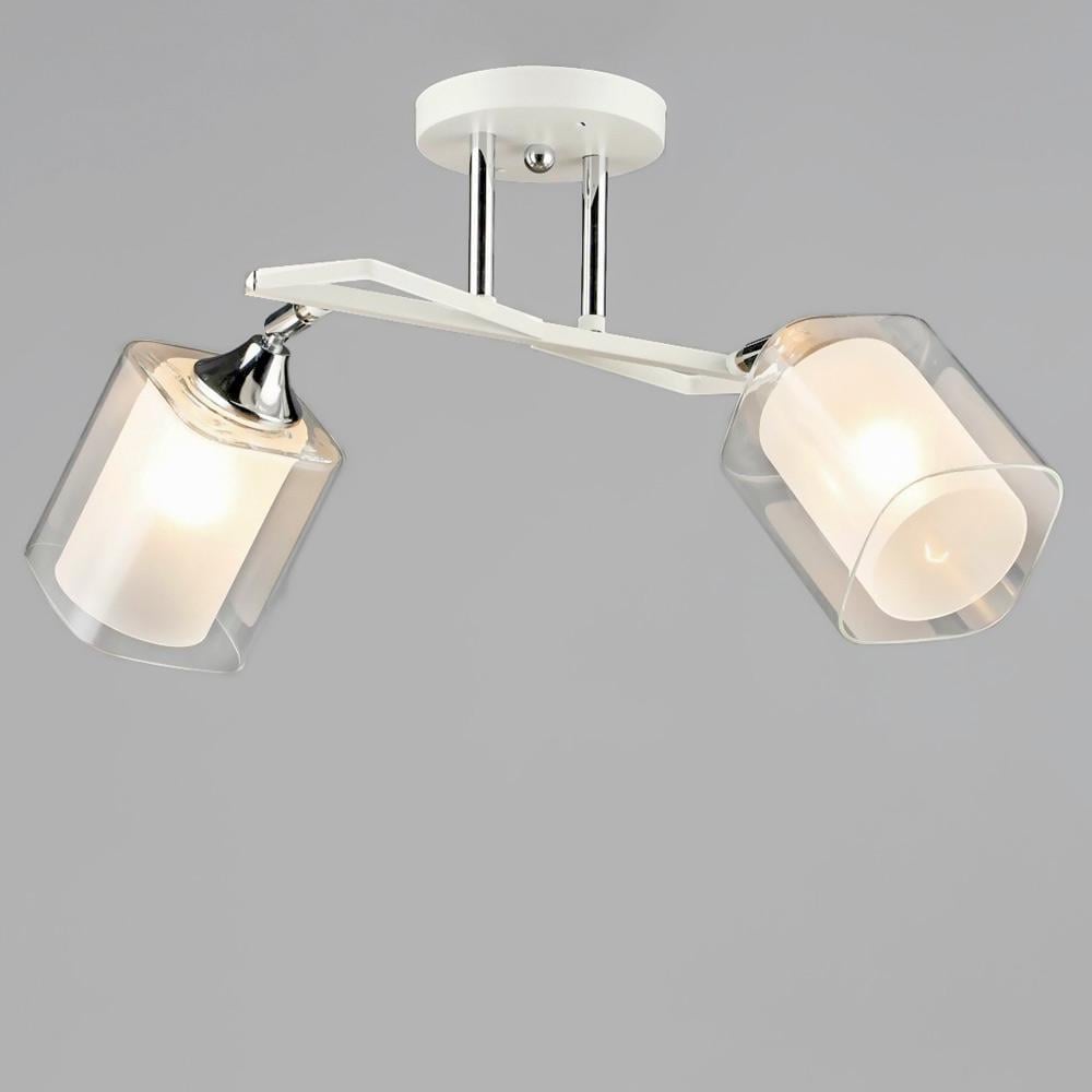 Люстра потолочная Light House SRS-20241/2 WT/CR Белый/Хром