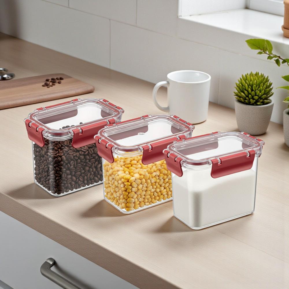 Набор хранения продуктов 760 мл 3 шт. Прозрачный (29862914) - фото 5 Набор хранения продуктов 760 мл 3 шт. Прозрачный (29862914) - фото 5