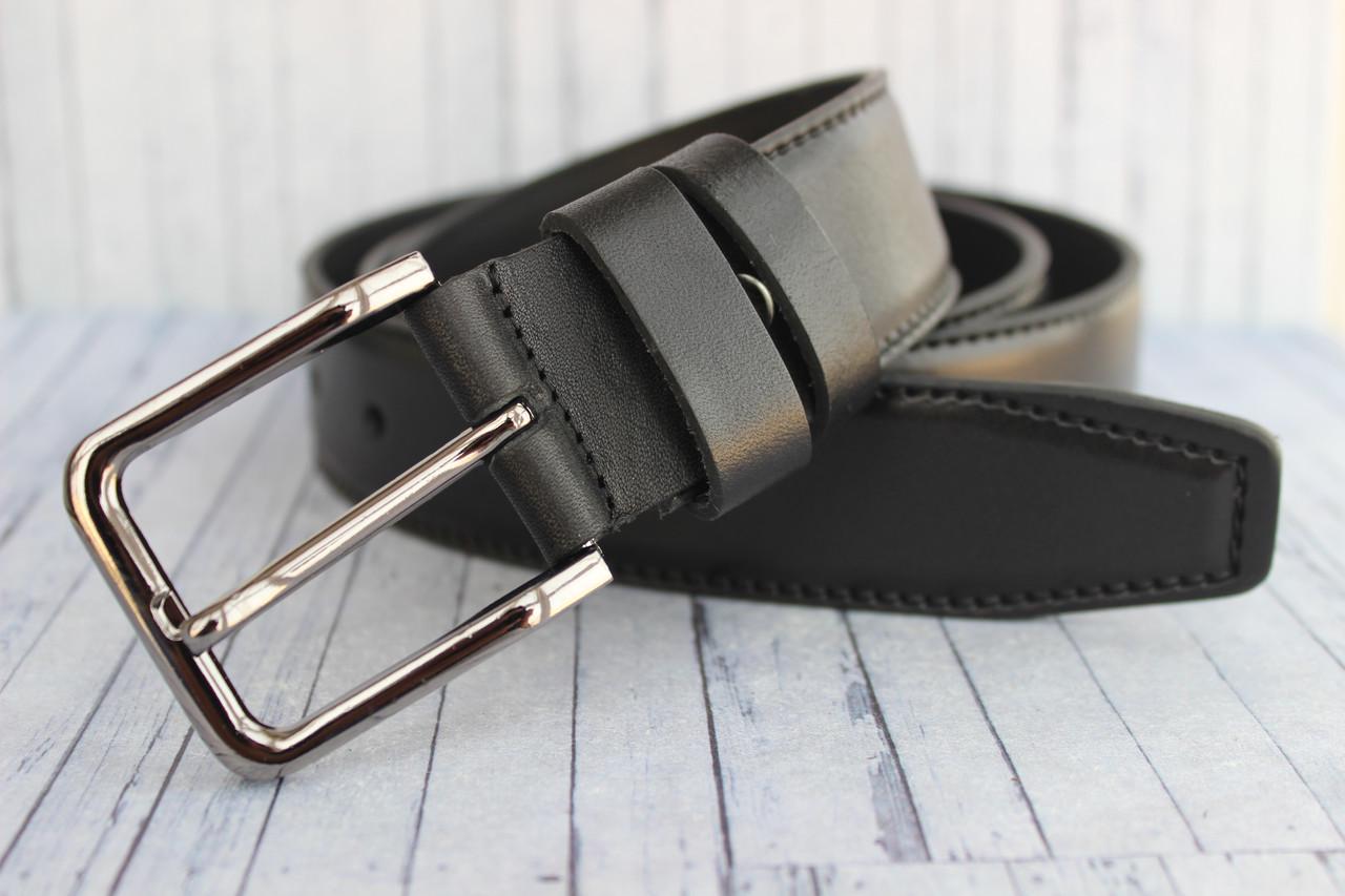 Ремень мужской Black Style кожаный (958640637)