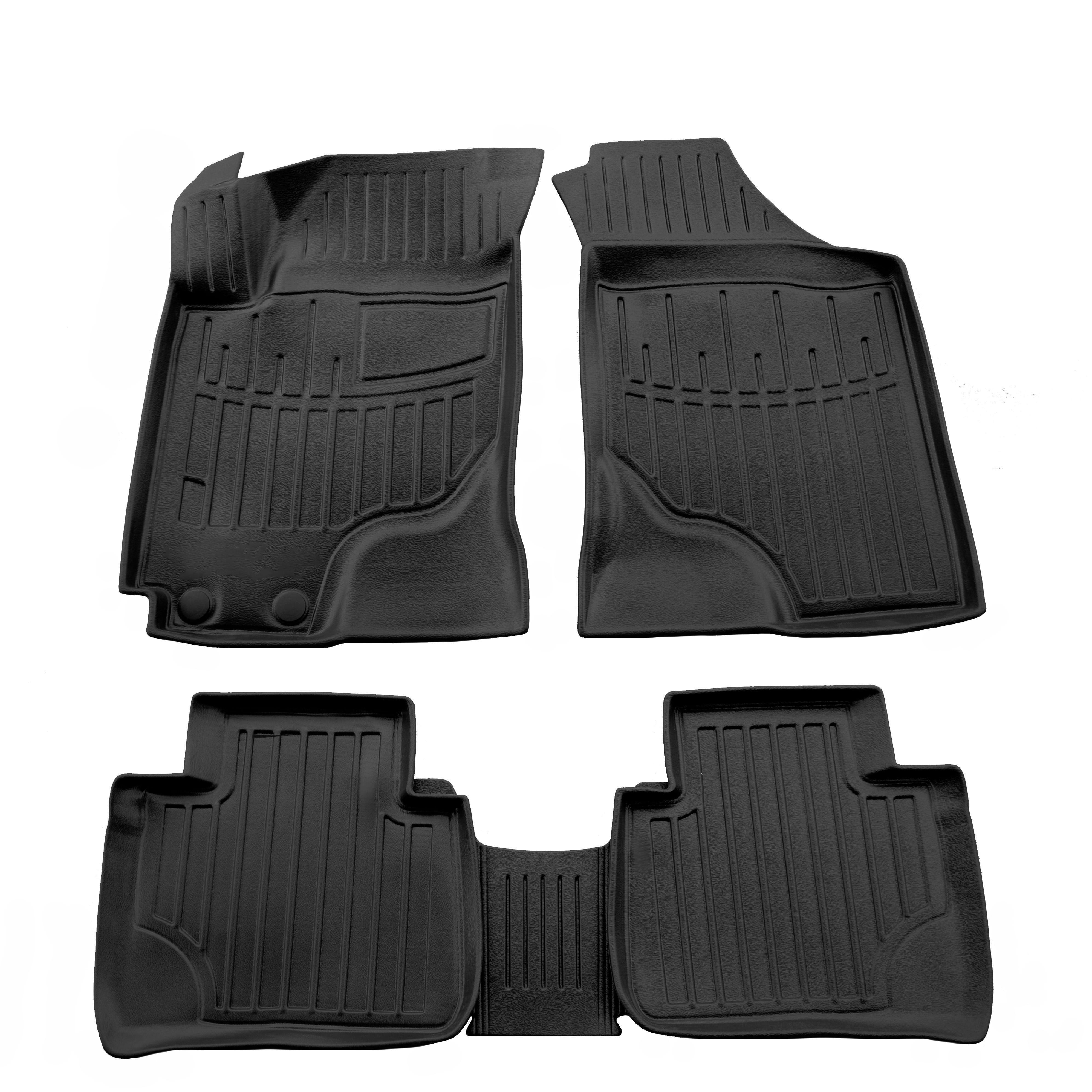 Коврики Stingray 3D для Kia Cerato 1 2004-2009 рр. полиуретан 5 шт. Черный (158269)