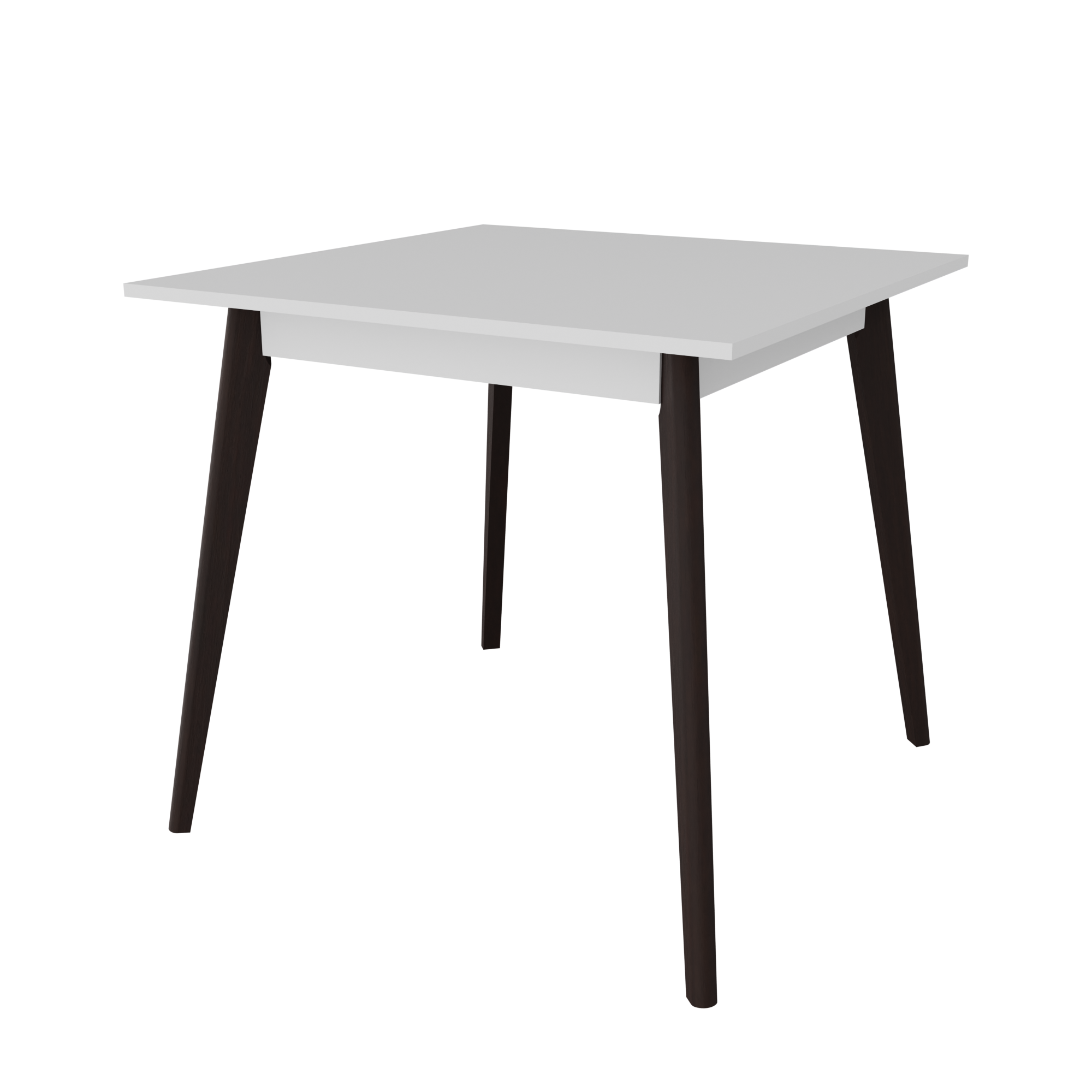 Стіл Неман БОН 780х780 мм Білий/Венге (20000065)