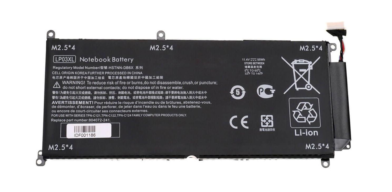 Акrумулятор для HP Envy 15-AE 805094-005/HSTNN-DB7C (57645)