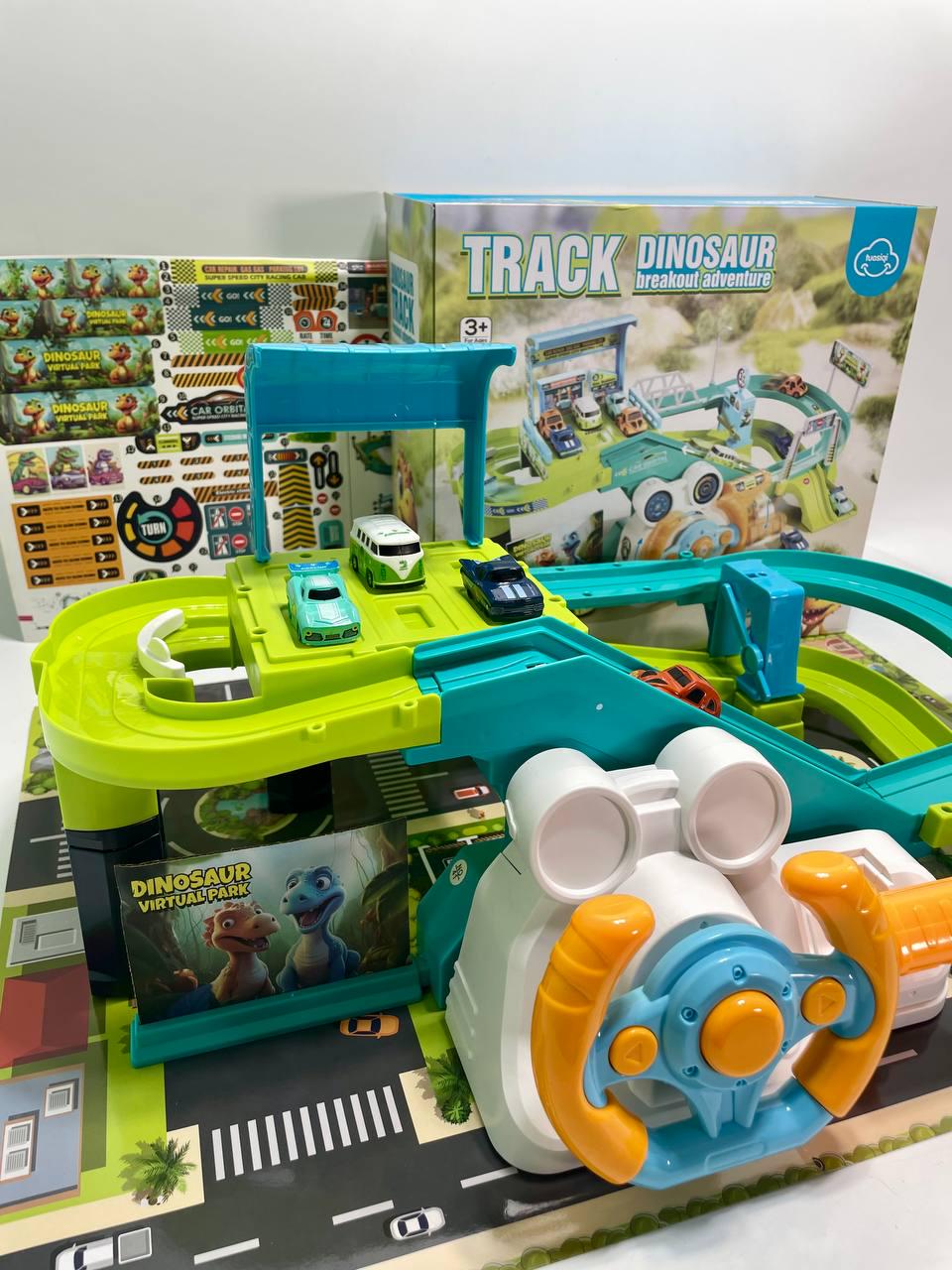 Трек песни на английском языке звуки транспорта руль автомат/механический подъемник 4 машинки в коробке (T 917 A) - фото 9 Трек песни на английском языке звуки транспорта руль автомат/механический подъемник 4 машинки в коробке (T 917 A) - фото 9